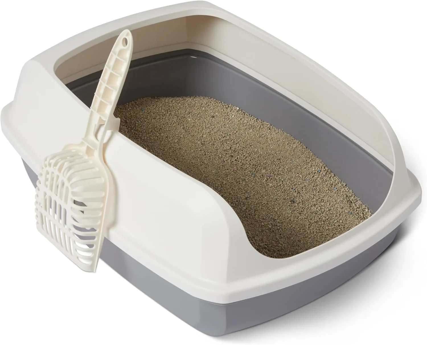 Amazon Basics Katzentoilette hoch offen